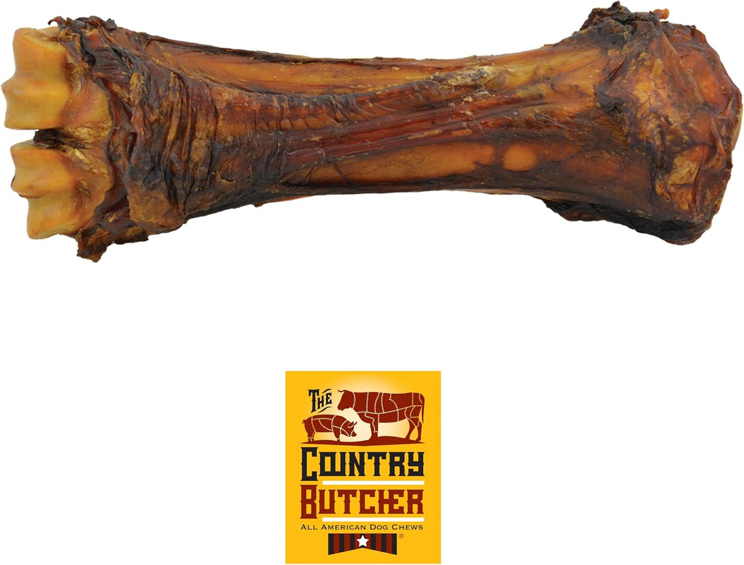 Beef Shank Dog Bones for Aggressive Chewers, Large Breed Treats