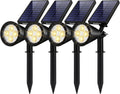 Solar Garden Spotlight - Adjustable 4-Pack Warm White