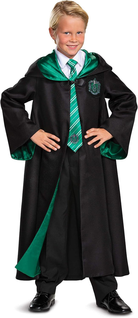 Harry Potter Slytherin Robe - Official Hogwarts Costume for Kids