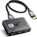 3x1 HDMI 2.1 Switch 4K 120Hz - 8K HDMI Selector for Consoles