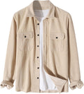 ZAFUL Mens Plaid Shirt Long Sleeve Flannel Shirt Jacket - Warm & Soft