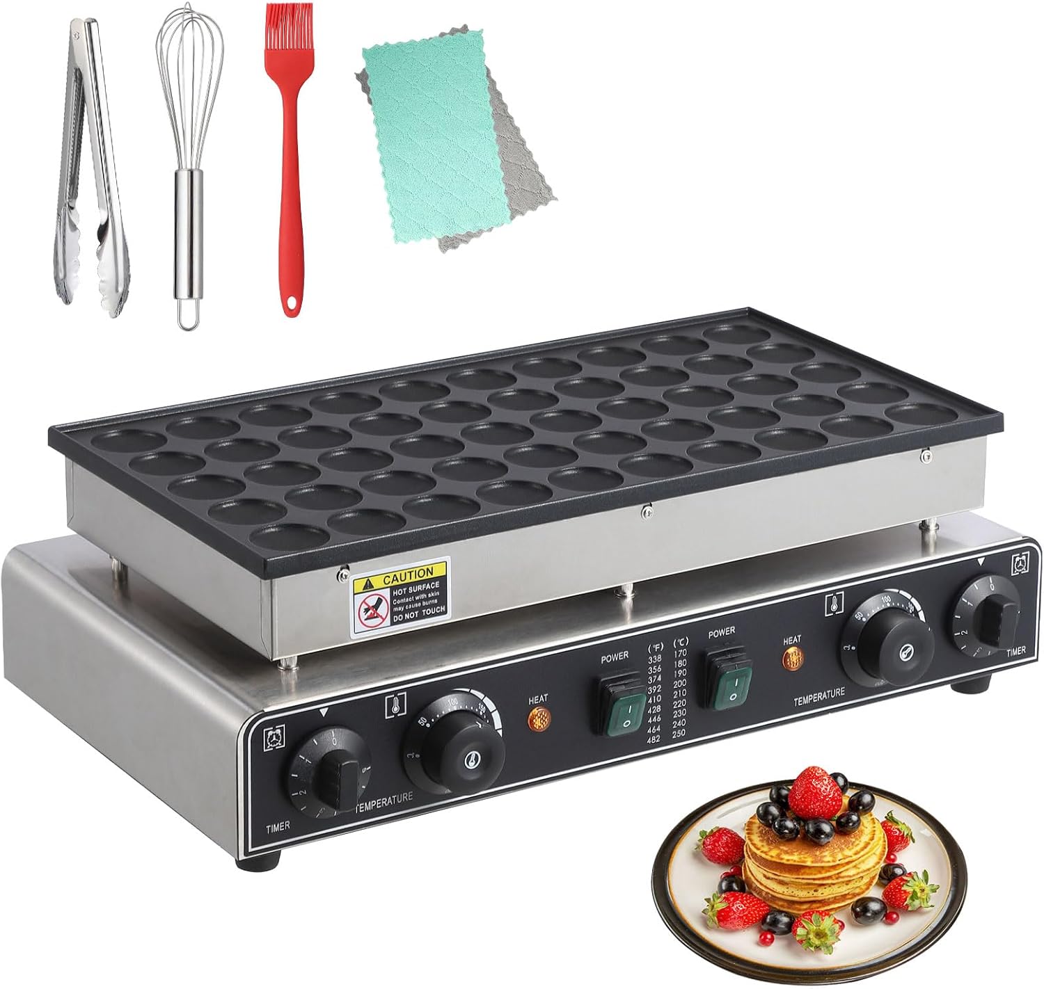 Non-stick Mini Dutch Pancakes Maker - Takywep