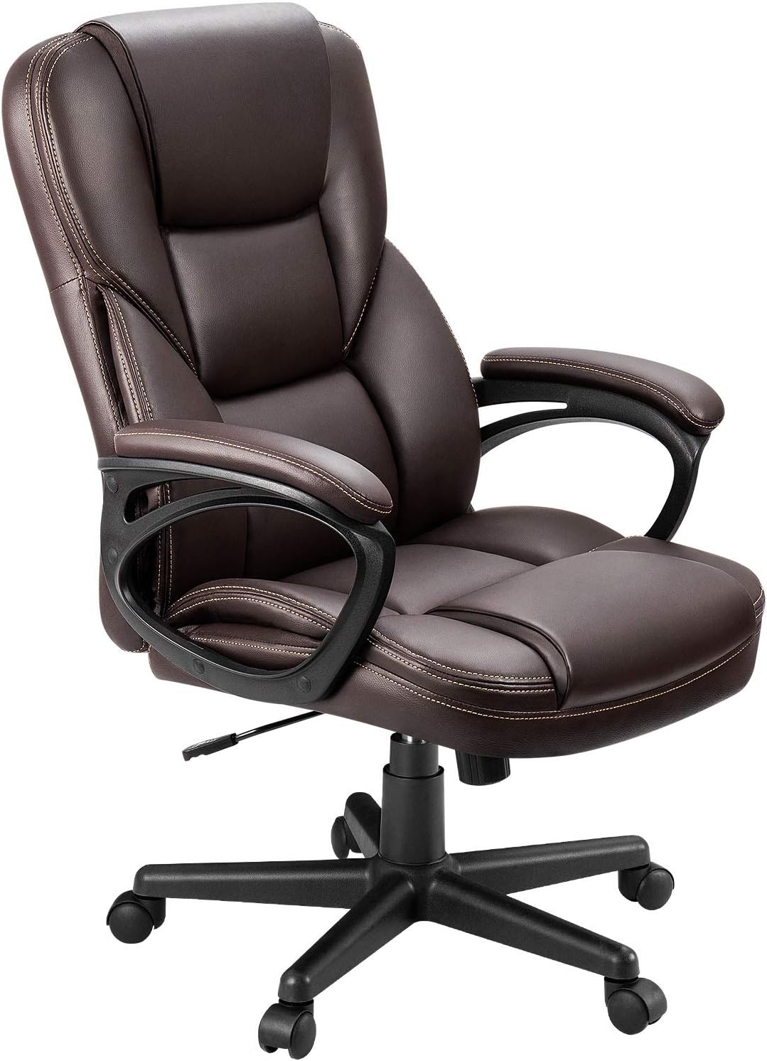 High Back Executive Chair with Lumbar Support - Furmax Brown