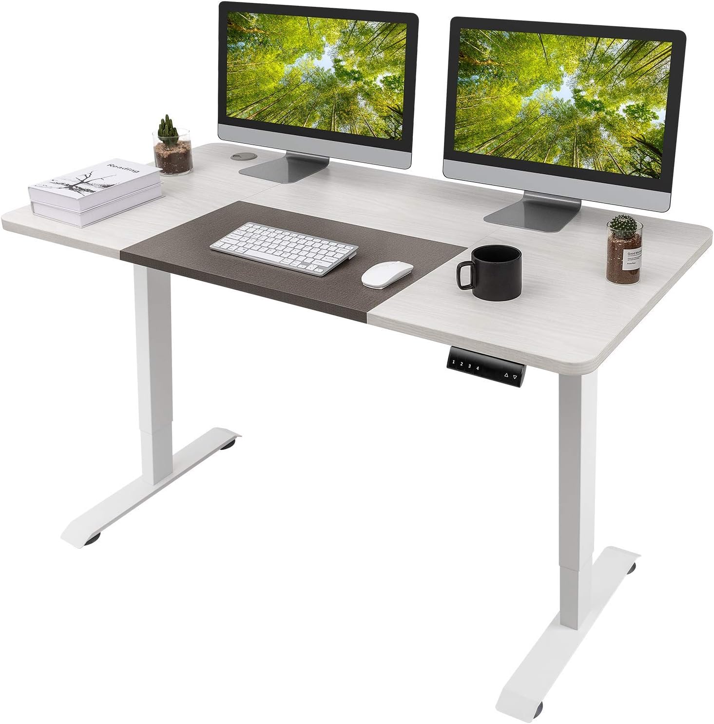 Homall Height Adjustable Electric Standing Desk - Boost Productivity!