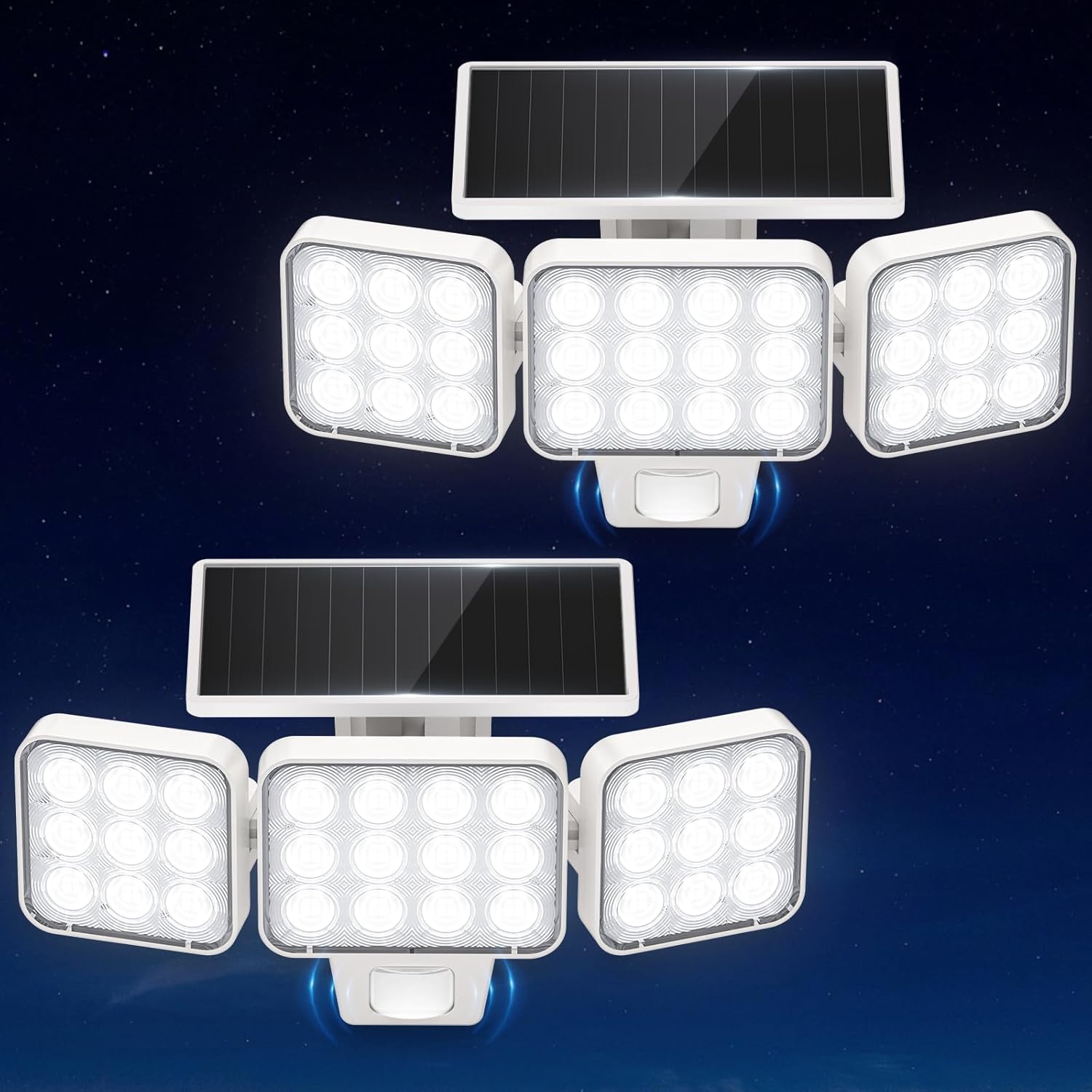 WdtPro Solar Lights Outdoor Motion Sensor for Bright Security