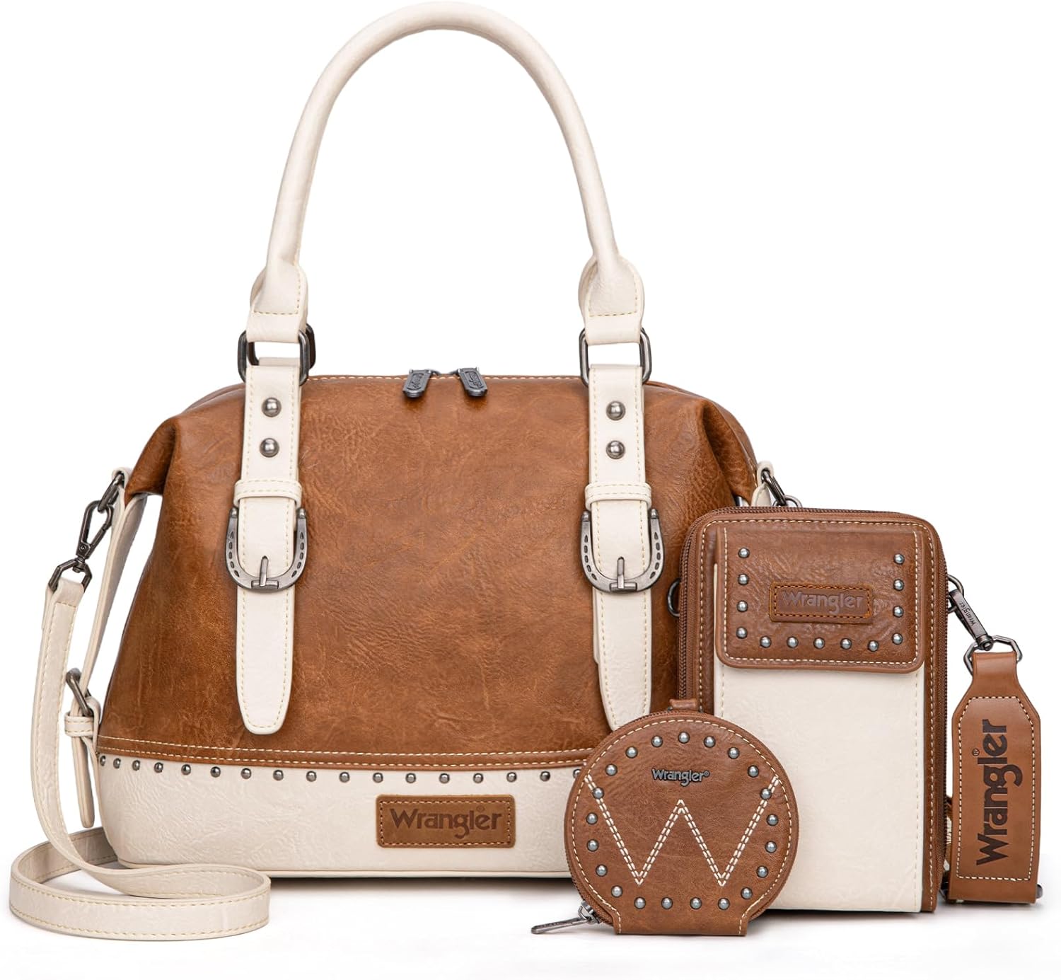 Wrangler 3Pcs Doctor Bag Sets for Women - Stylish Satchel Set