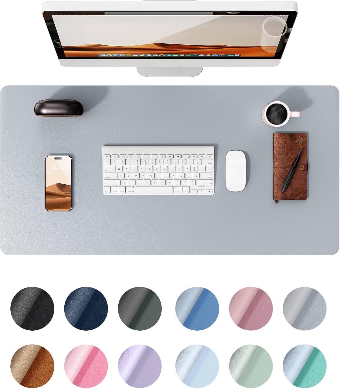 Non-Slip Waterproof Desk Pad - YSAGi Leather Protector