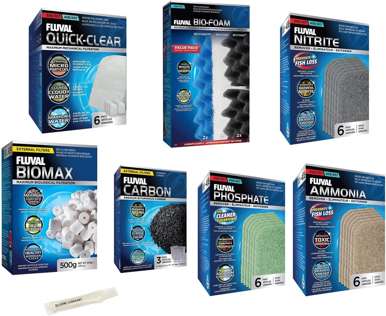 Fluval 406/407 Canister Filter Maintenance & Replacement Kit