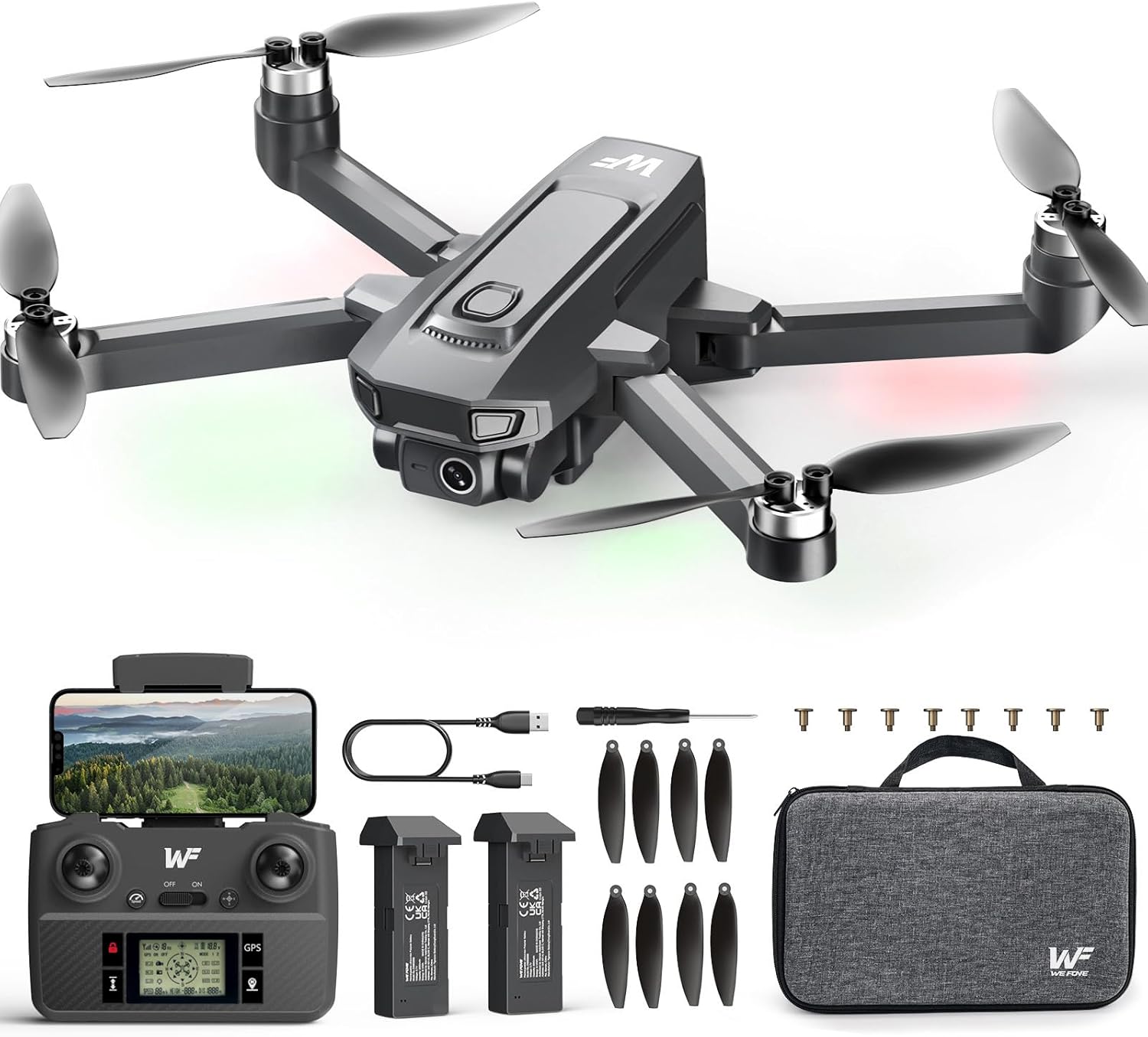 Capture Stunning 4K Footage: WeFone GPS Drone