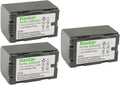 Kastar 3-Pack CGR-D16 Battery Replacement - High Capacity Camera Power