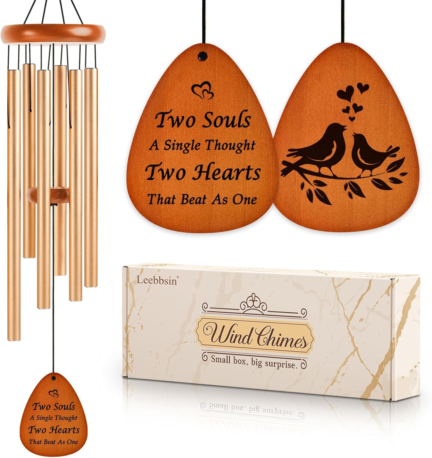 Wedding Gifts Wind Chime for Couples - Perfect Engagement Gift