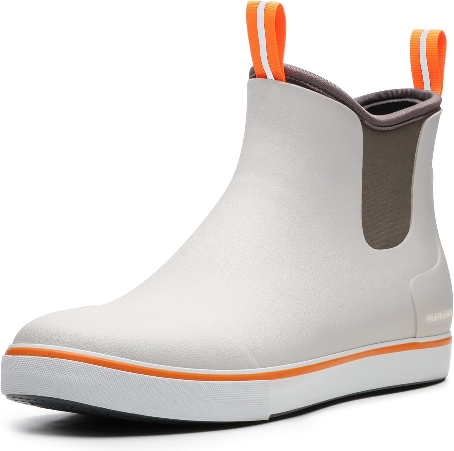 Furuian Men's Waterproof Deck Boots for Fishing and Gardening
