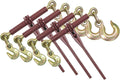 Ratchet Load Chain Binder 5/16in - 3/8in 4 Pack 6,600 lb WLL