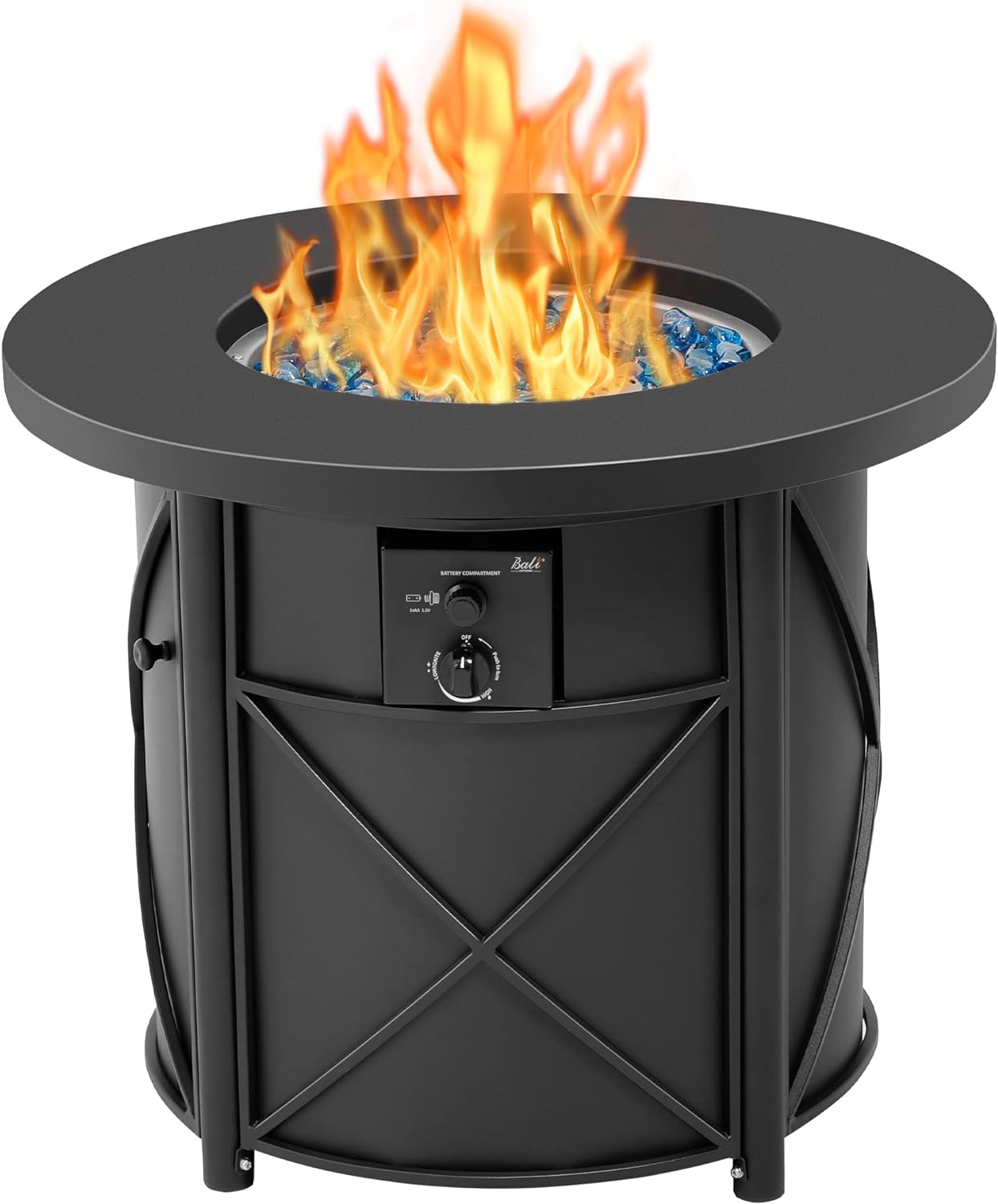 BALI OUTDOORS 50000 BTU Propane Fire Pit Table for Outdoors