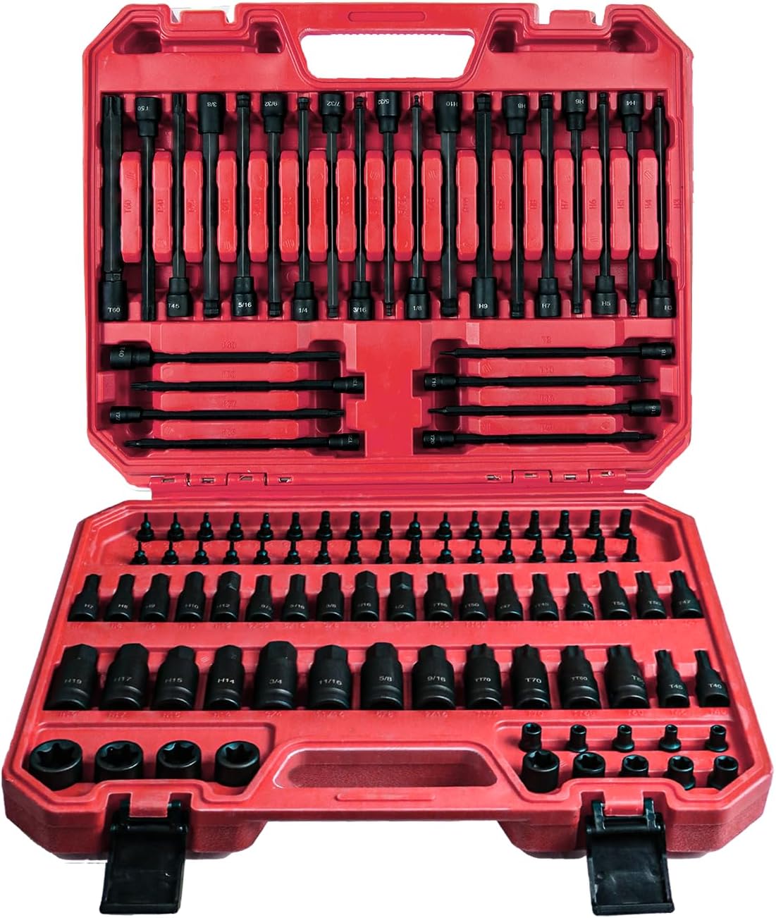 107PCS Allen and Torx Bit Socket Set for All Your Needs