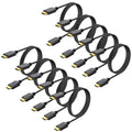 HDMI Cable 6.6FT 10-Pack 4K HDMI 2.0 Cables - High Speed, Braided