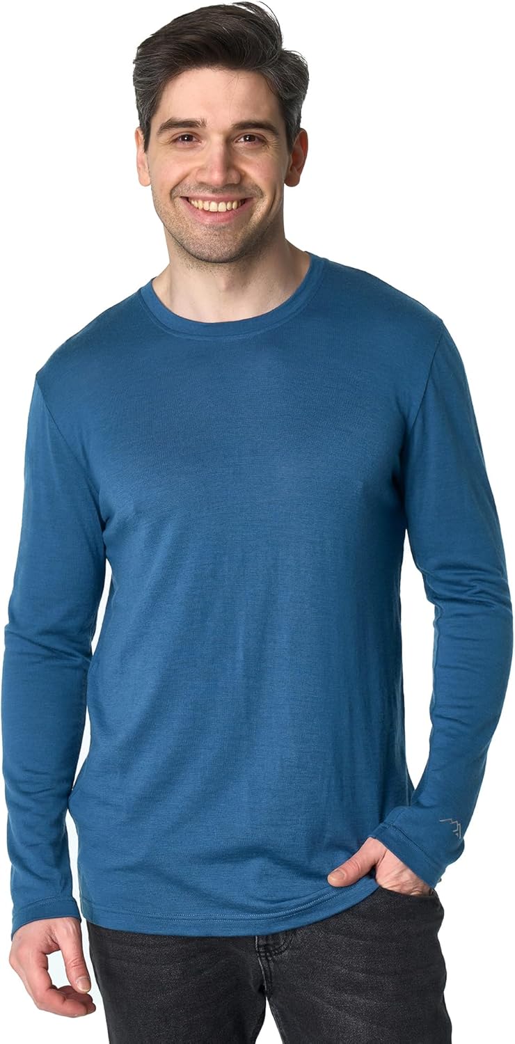 Merino Wool Base Layer Mens - Thermal Underwear for All Seasons