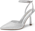 DREAM PAIRS High Heels for Women Closed Pointed Toe - Elegant 3.94in