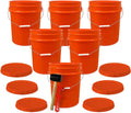 5 Gallon Plastic Bucket with Airtight Lid - Food Grade Heavy Duty