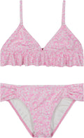 Billabong Girls' Two-Piece Bikini Swimsuit Set with Sun Protection