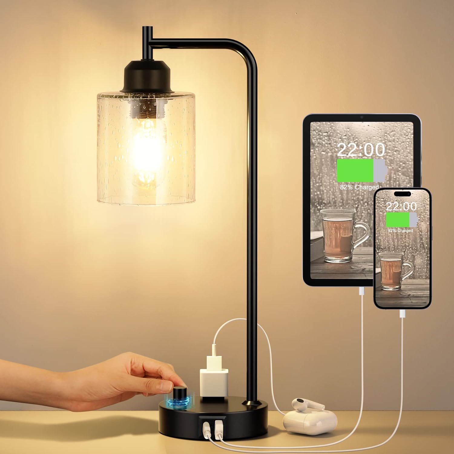Innqoo: Dimmable USB Bedside Lamp