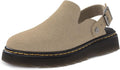 Athlefit Women's Clogs with Back Strap Comfortable Latex Footbed