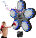 2024 Music Boxing Machine with Gloves - LED Bluetooth Wall-Mounted