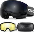 Magnetic Interchangeable Ski Goggles Set with 2 Lens - Fog-Free Vision