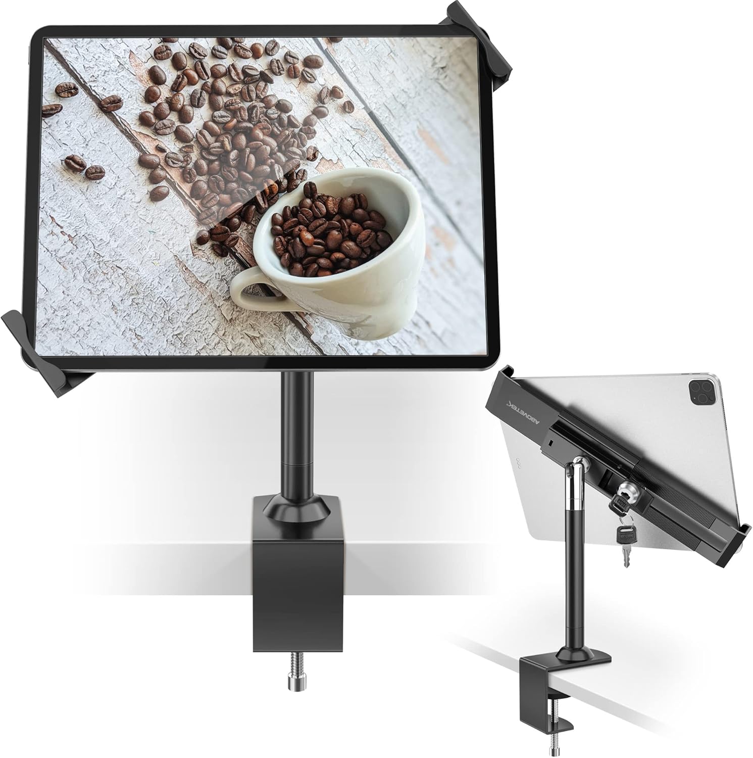 AboveTEK Anti Theft Locking Tablet Stand for 7 to 11 Inch Tablets