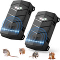 2 Pack Battery Powered Ultrasonic Rodent Repeller for Car Engines
