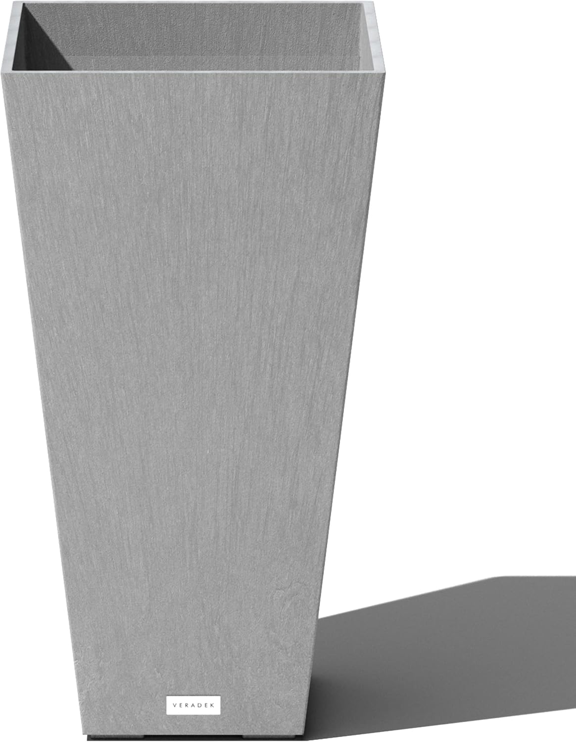 Veradek V-Resin Indoor/Outdoor Taper Planter for Modern Spaces