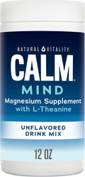 Natural Vitality Calm Mind Magnesium Supplement for Stress Relief