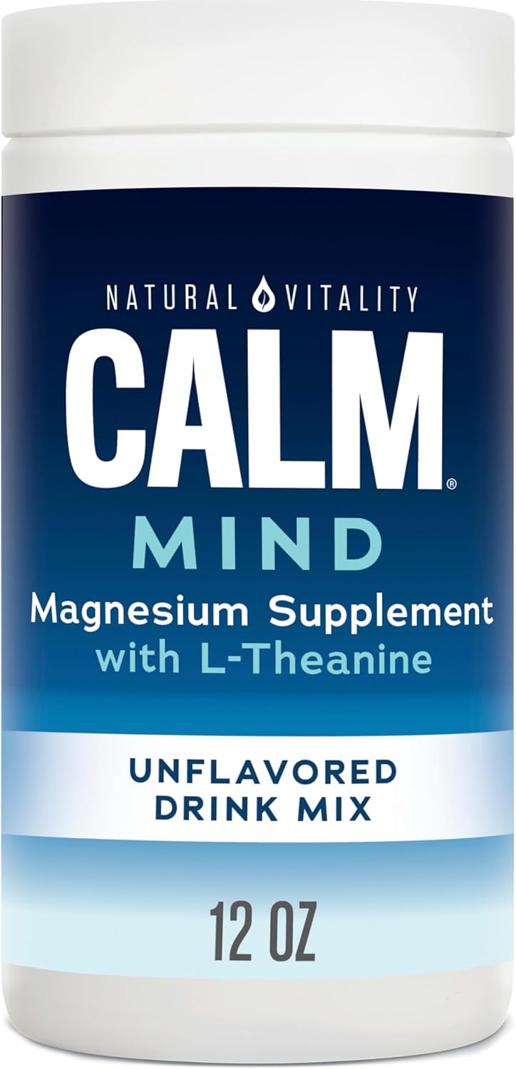 Natural Vitality Calm Mind Magnesium Supplement for Stress Relief