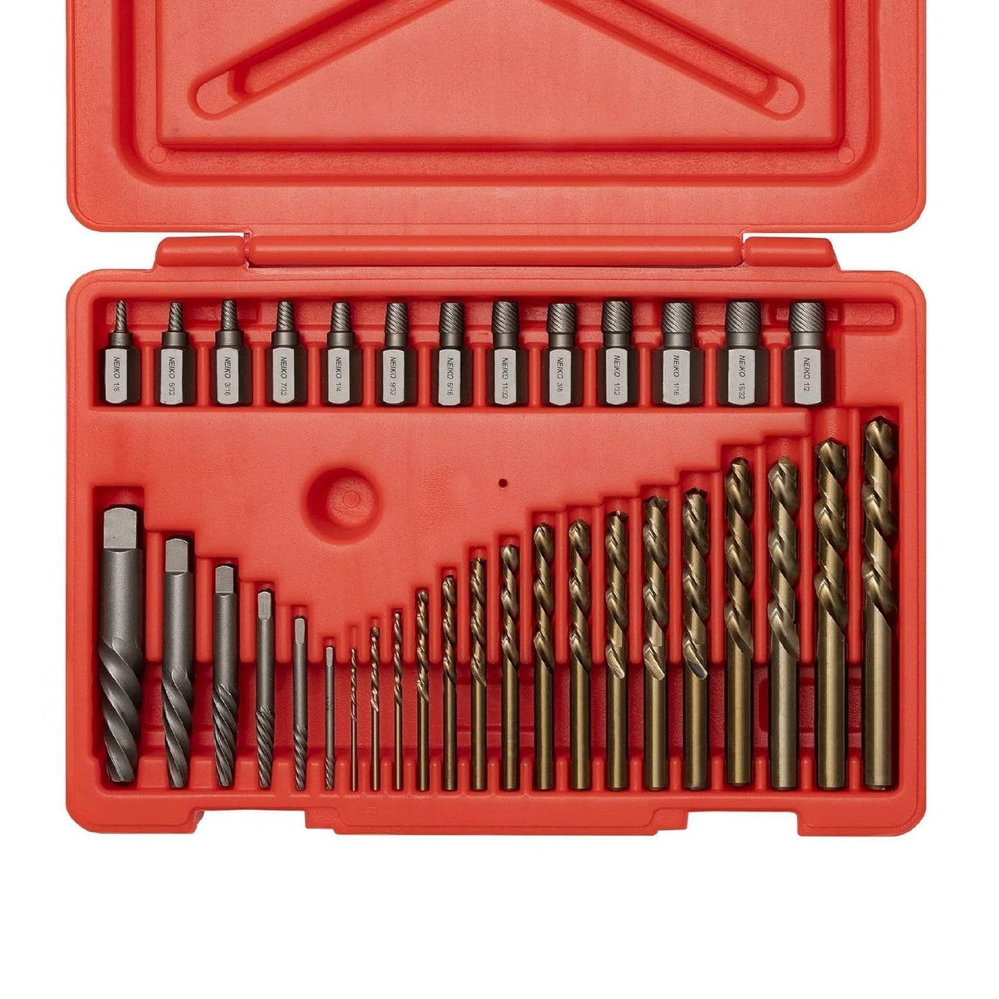 NEIKO Screw Extractor Set for Broken Bolt Removal, 35-Piece