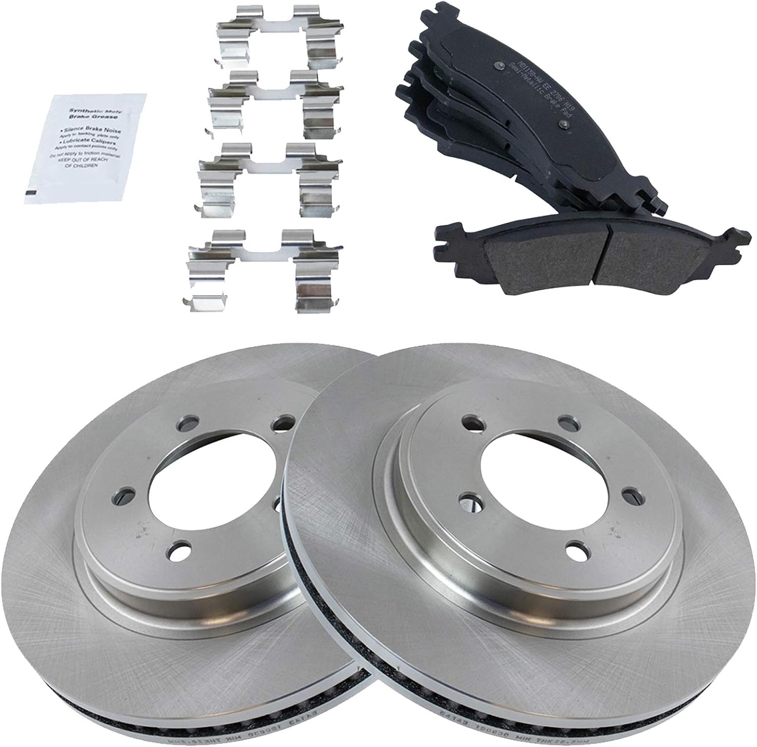 TRQ Front Brake Pad & Rotor Kit for 2006-2010 Ford Explorer