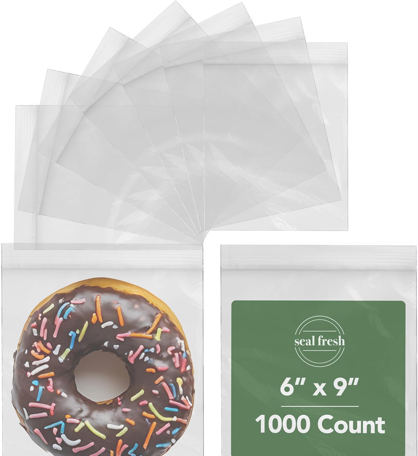 6 x 9 Inch Resealable Plastic Bags for Treats and Crafts