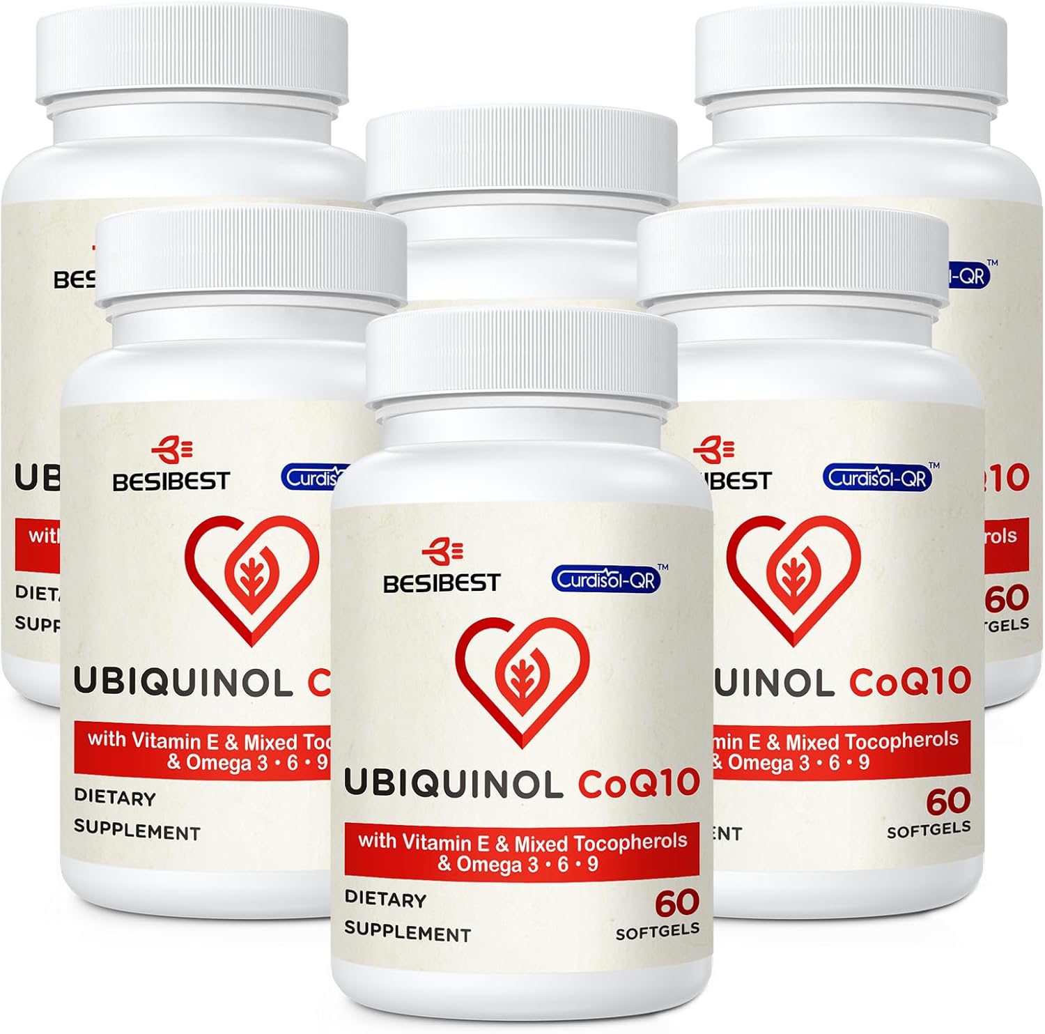 Ubiquinol CoQ10 600mg Softgel for Energy and Antioxidant Support