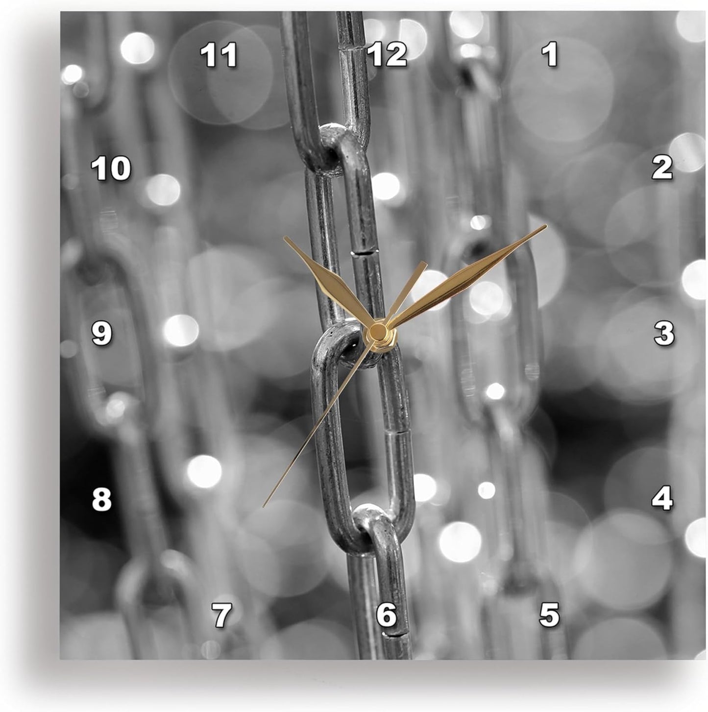 Silent 15 Disc Golf Wall Clock