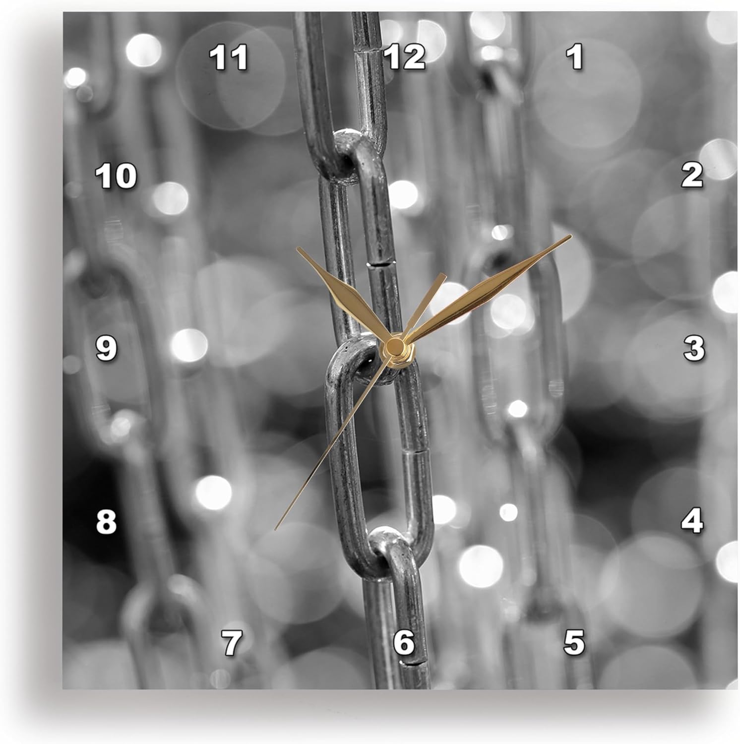 Silent 15 Disc Golf Wall Clock