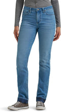 Lee Womens Legendary Mid Rise Straight Leg Jean - Fleece Lined Comfort