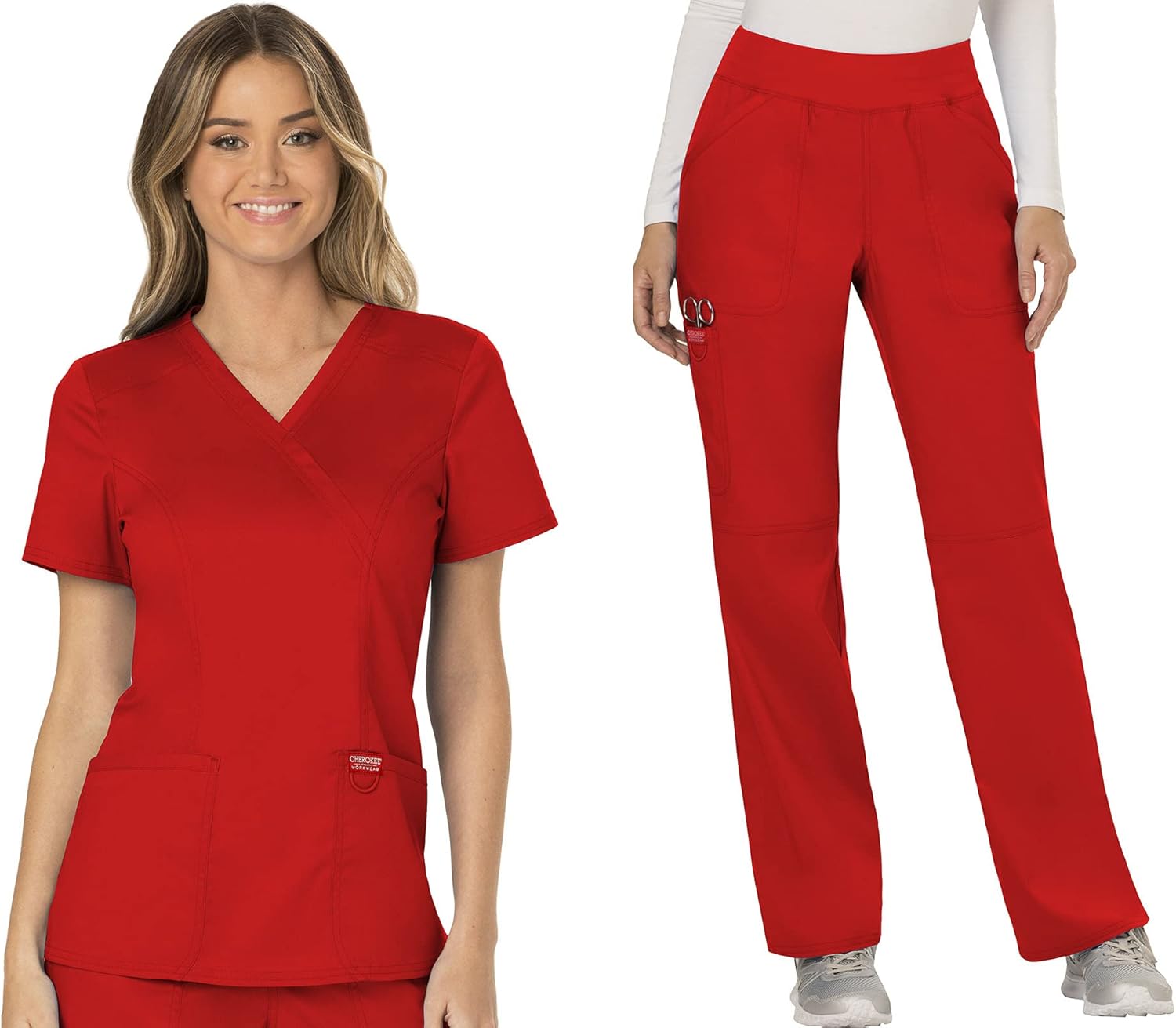 Cherokee Scrub Set For Women With Modern Classic Fit Design