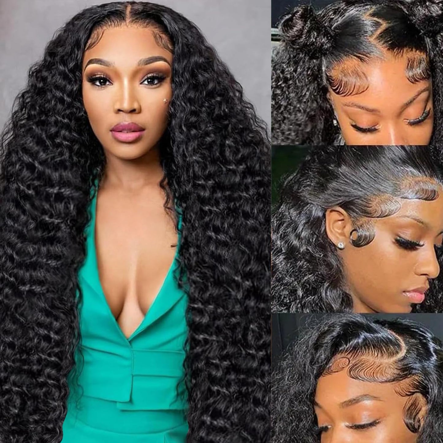 Deep Wave Lace Front Wigs Human Hair for Stunning Styles