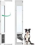 3 Flap Large Dog Door for Sliding Glass Door - Openable Pet Door