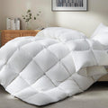 Ubauba Goose Feather Down Fiber Comforter Full Size - All Season Cozy