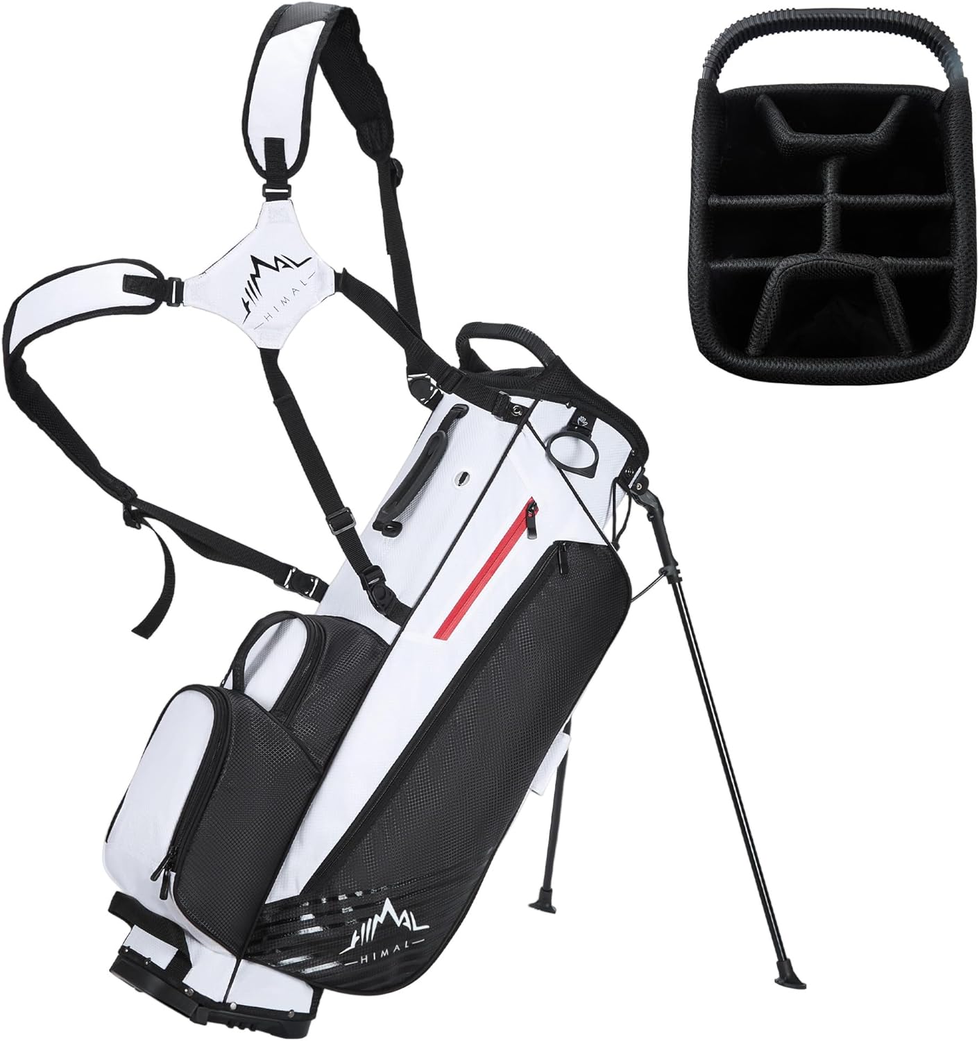 Golf Stand Bag with 8 Way Top Dividers for Men and Women