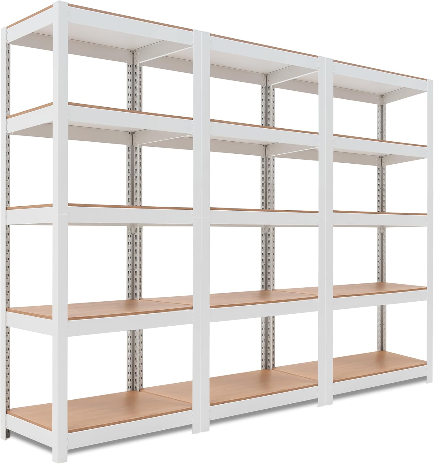 HOMEDANT House 5 Tier 24.4in W Laminated Metal Shelving Unit
