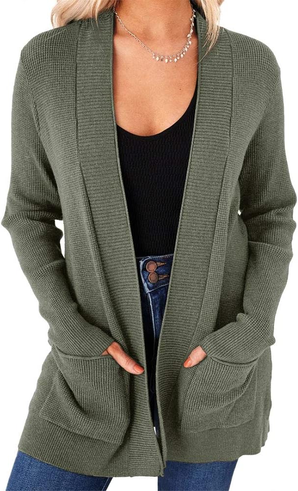 imesrun Womens Open Front Cardigans for Casual Style and Comfort