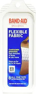 BAND-AID Flexible Fabric Bandages One Size Travel Pack - Moves