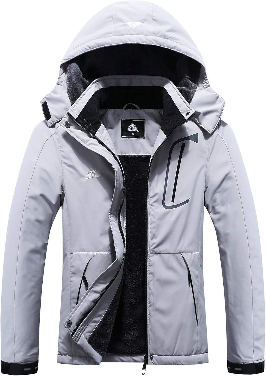 MOERDENG Women's Waterproof Ski Jacket for Winter Sports