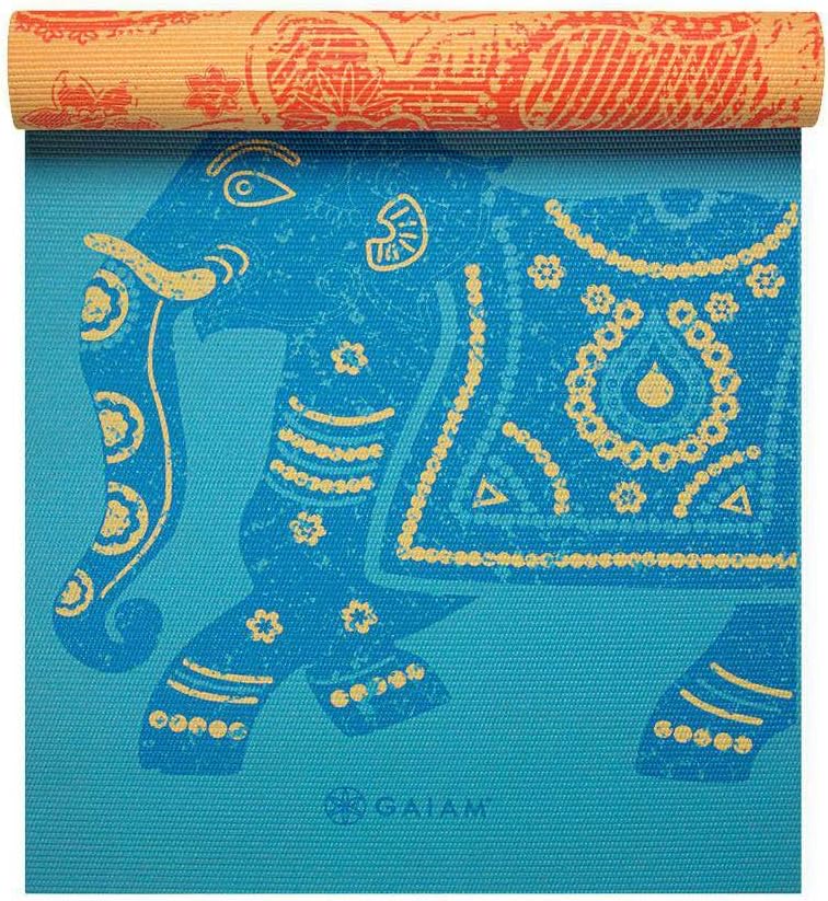 Gaiam Premium 6mm Yoga Mat - Non Slip & Extra Thick
